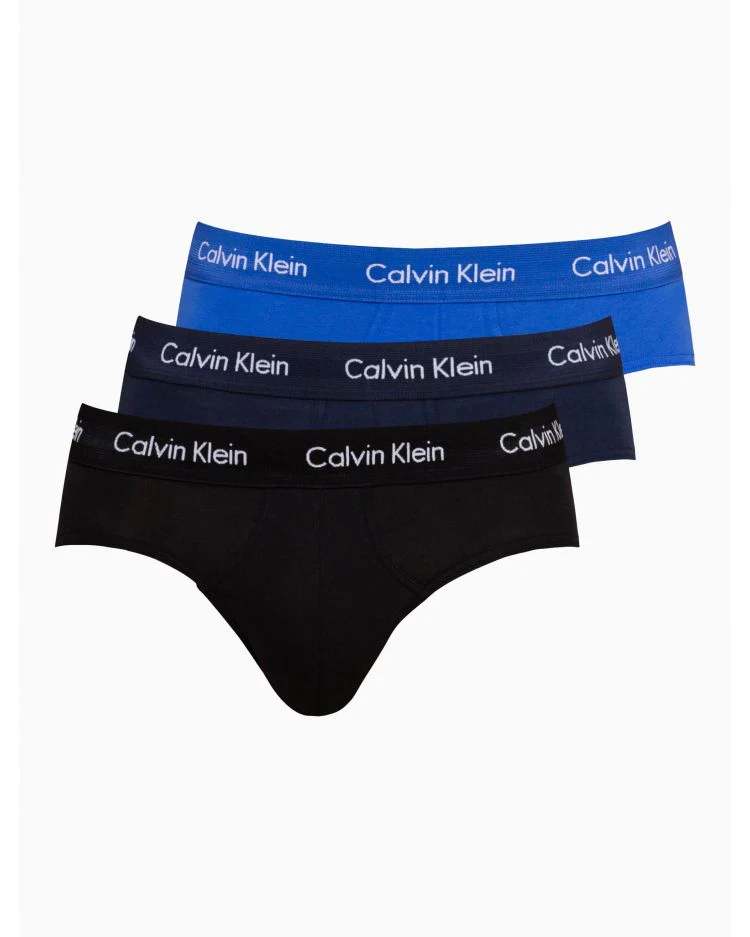 Calvin Klein 2661 COTTON STRETCH 3-PACK HIP BRIEF - B1KU - Image 4