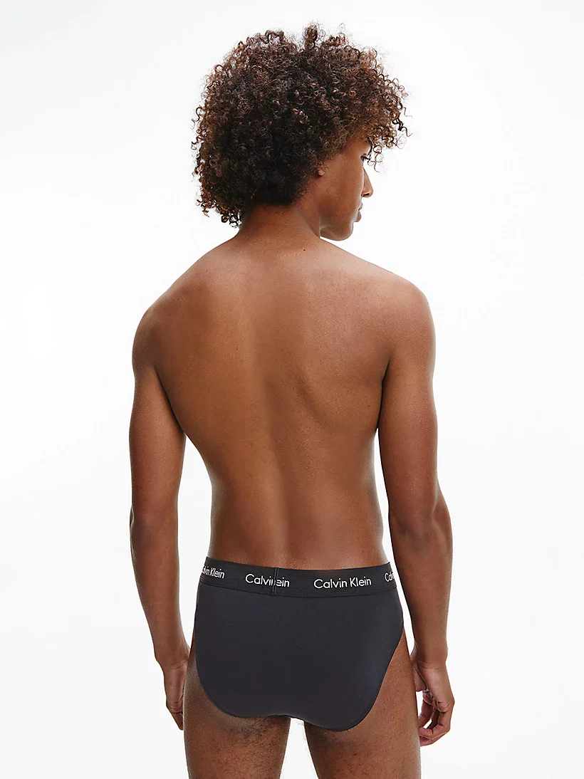 Calvin Klein 3 Pack Briefs U2661 - Cotton Stretch YKS - Image 3