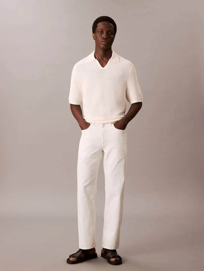 CALVIN KLEIN 4RC703G 90s Straight Jeans - Chalk White - Image 2