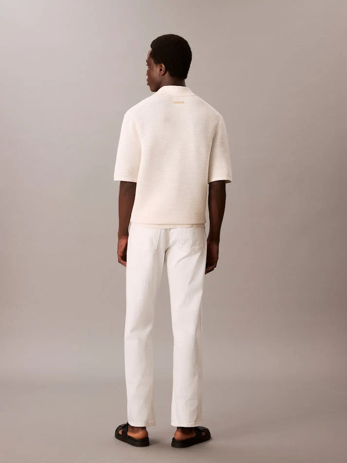 CALVIN KLEIN 4RC703G 90s Straight Jeans - Chalk White - Image 4