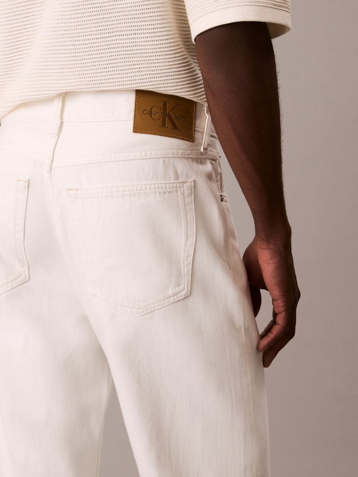 CALVIN KLEIN 4RC703G 90s Straight Jeans - Chalk White - Image 5