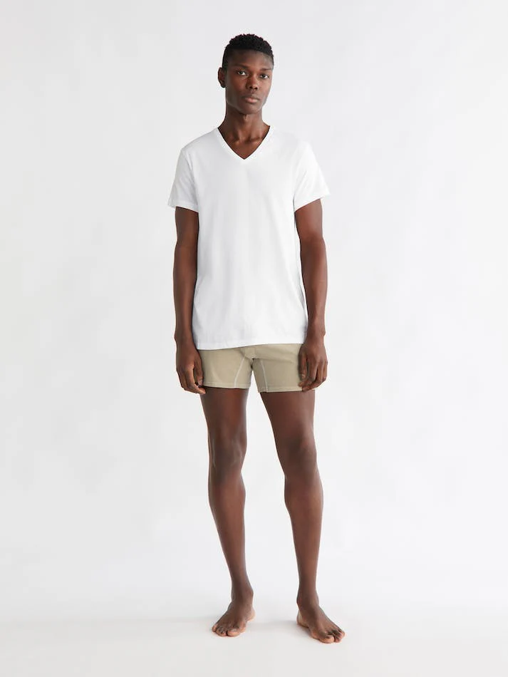 Calvin Klein COTTON CLASSIC V-NECK TEE - White