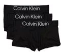 CALVIN KLEIN Micro Stretch 3 Pack Low Rise Trunks - Black - Image 2