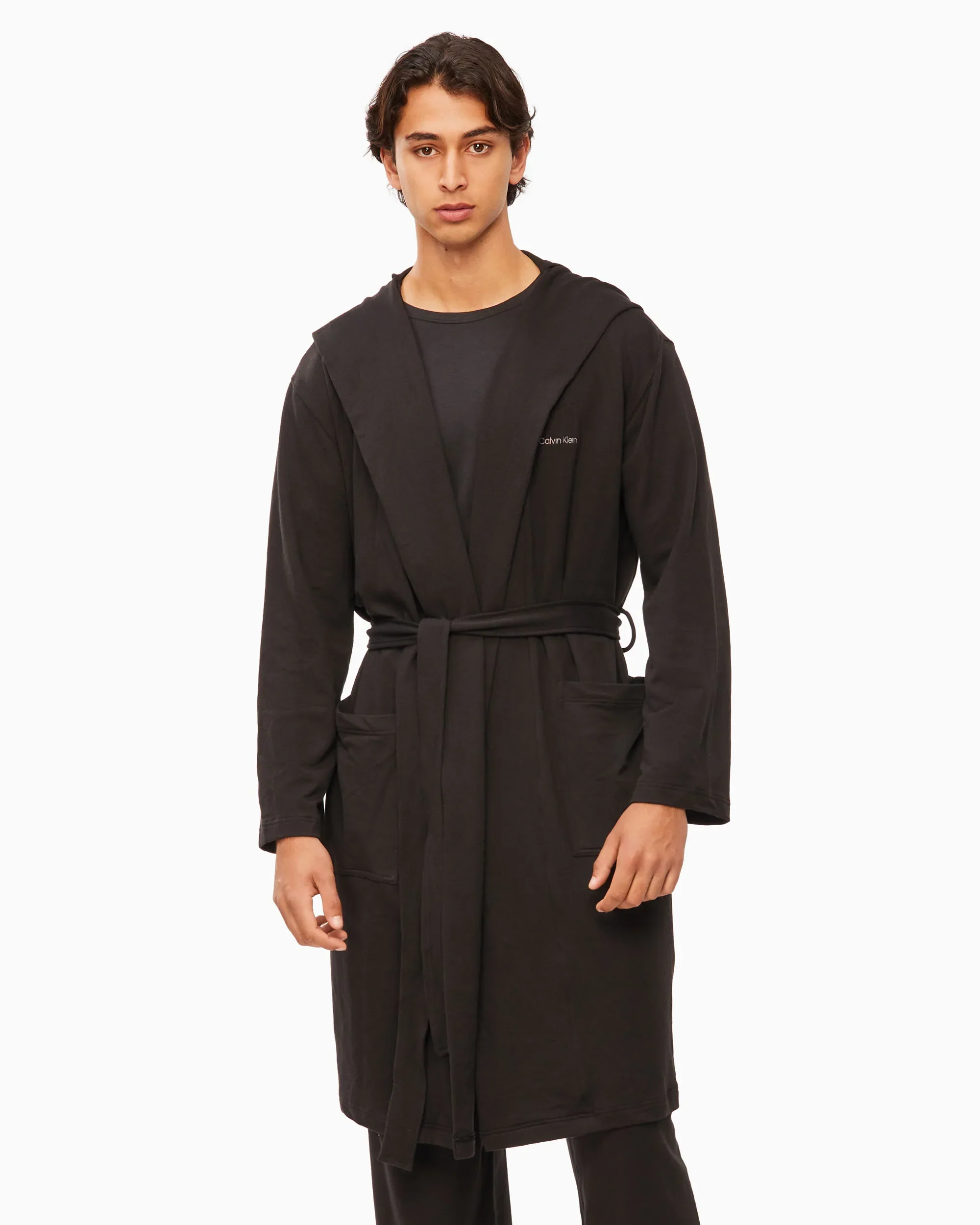CALVIN KLEIN Modern Cotton Lounge Robe NM2377_UB1