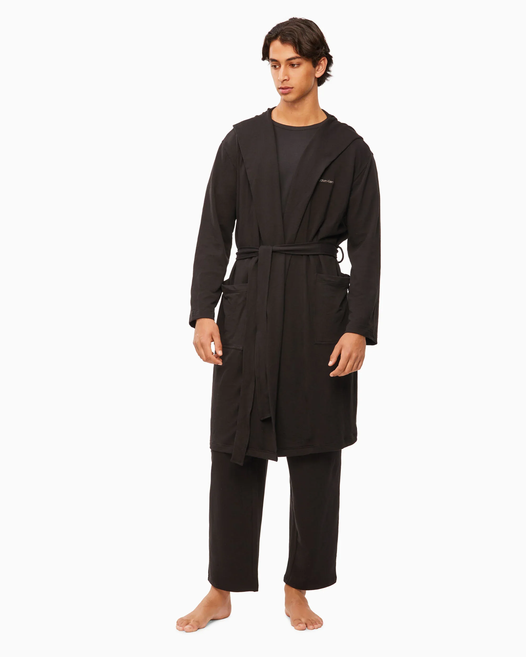 CALVIN KLEIN Modern Cotton Lounge Robe NM2377_UB1 - Image 4