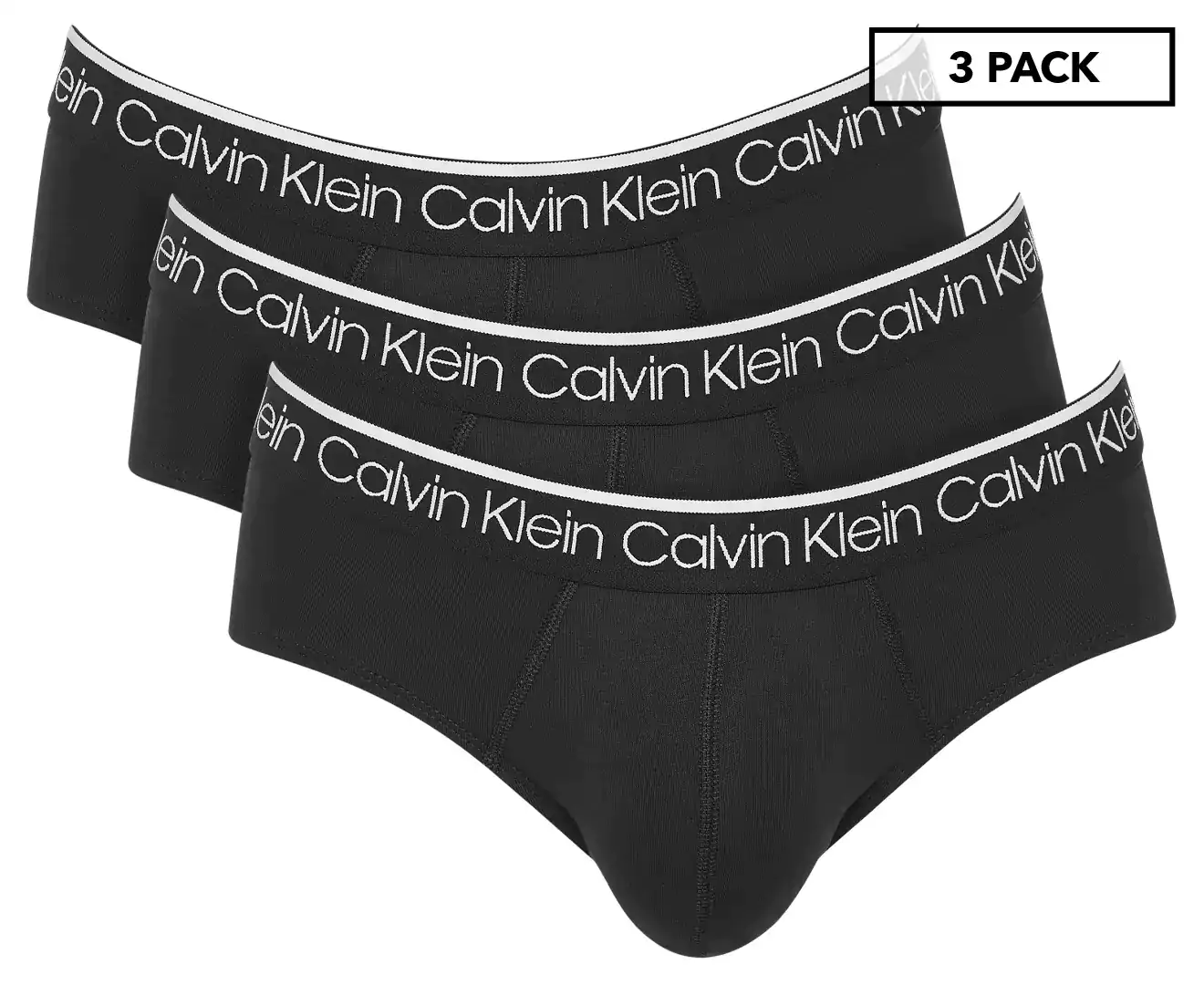 Calvin Klein NP2420O Cotton Stretch Hip Briefs 3 Pack
