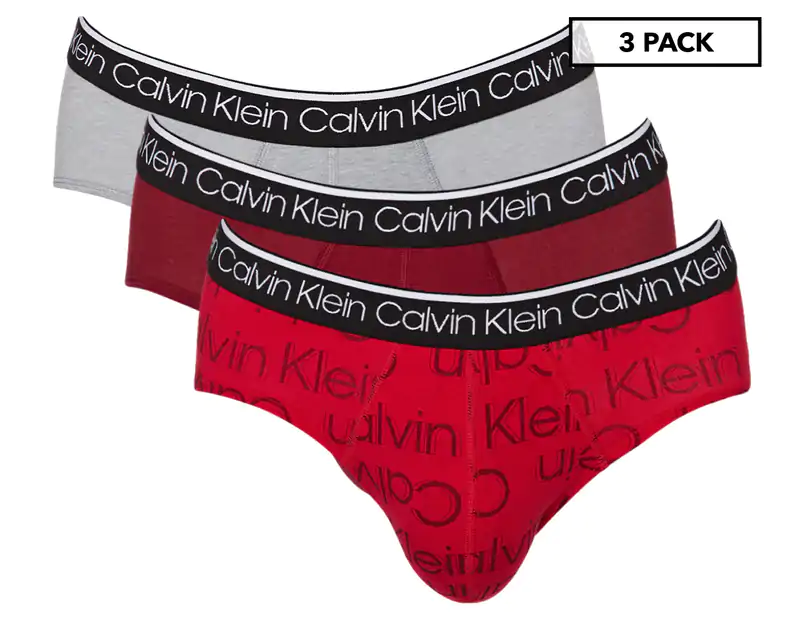 Calvin Klein NP2420O Cotton Stretch Hip Briefs 3 Pack - Image 5