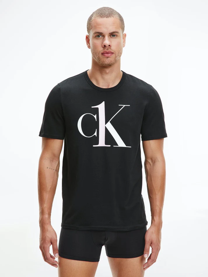 Calvin Klein ONE LOUNGE GRAPHIC Tee - Black