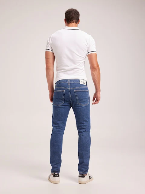 CALVIN KLEIN Slim Taper 128190 Jean - Medium Denim - Image 5