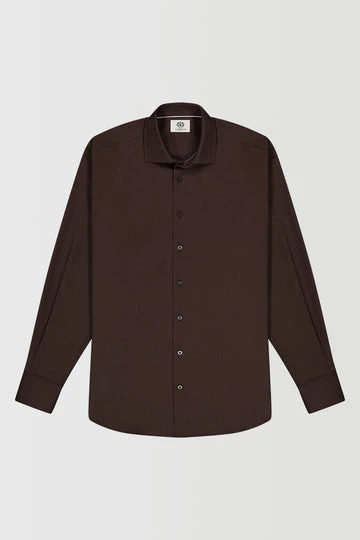 CAMBRIDGE Hadfield FCU330 L/S Shirt - Chocolate - Image 3