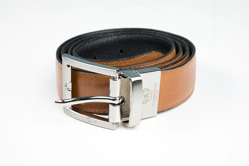 CAMBRIDGE PCAH000012 REVERSIBLE BELT - Tan Black