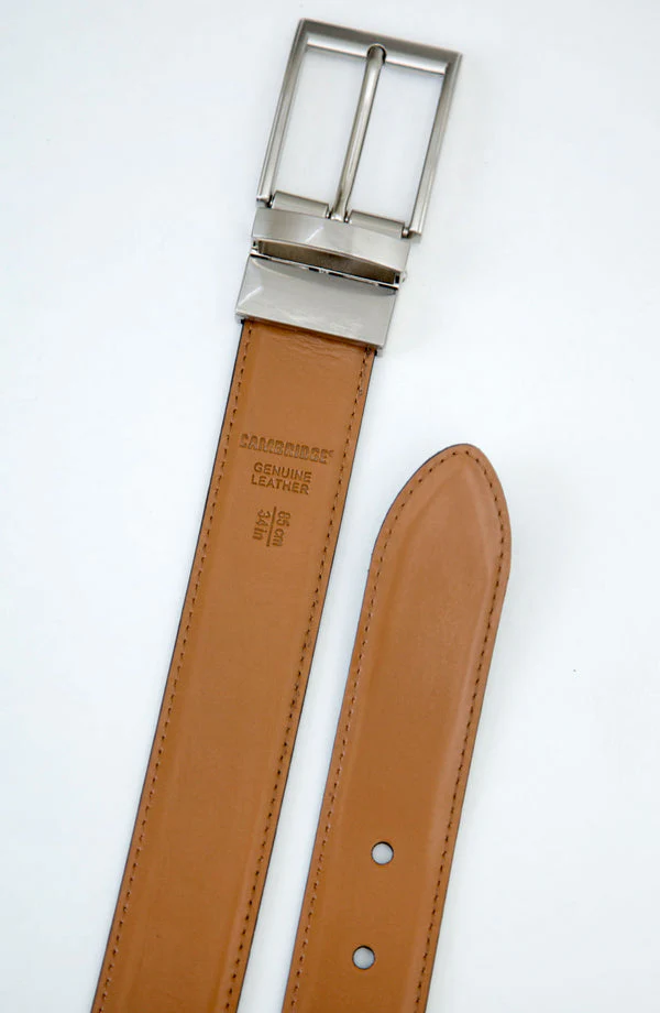 CAMBRIDGE PCAH000012 REVERSIBLE BELT - Tan Black - Image 2
