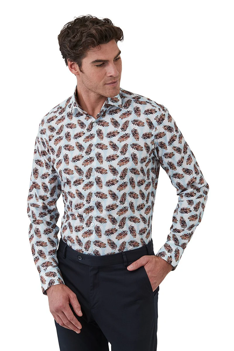 FLINDERS WINTON L/S SHIRT FFU020 - Sky - Image 2