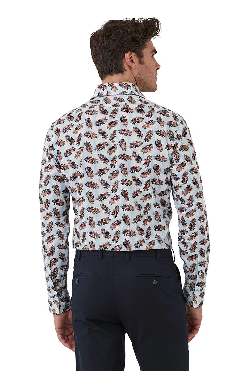 FLINDERS WINTON L/S SHIRT FFU020 - Sky - Image 3