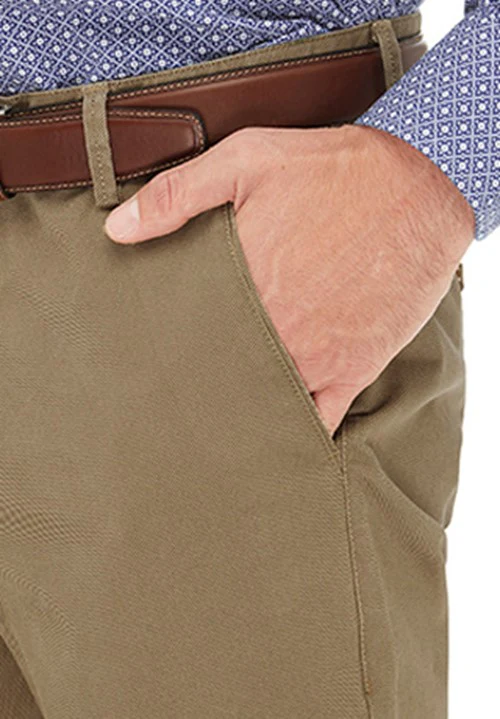 CITY CLUB FLP017 TWILL DRIVE CHINO - Tan - Image 3
