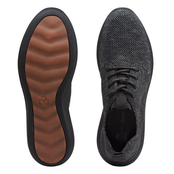 Clarks Step Urban Mix Sneaker - Black Combo - Image 7