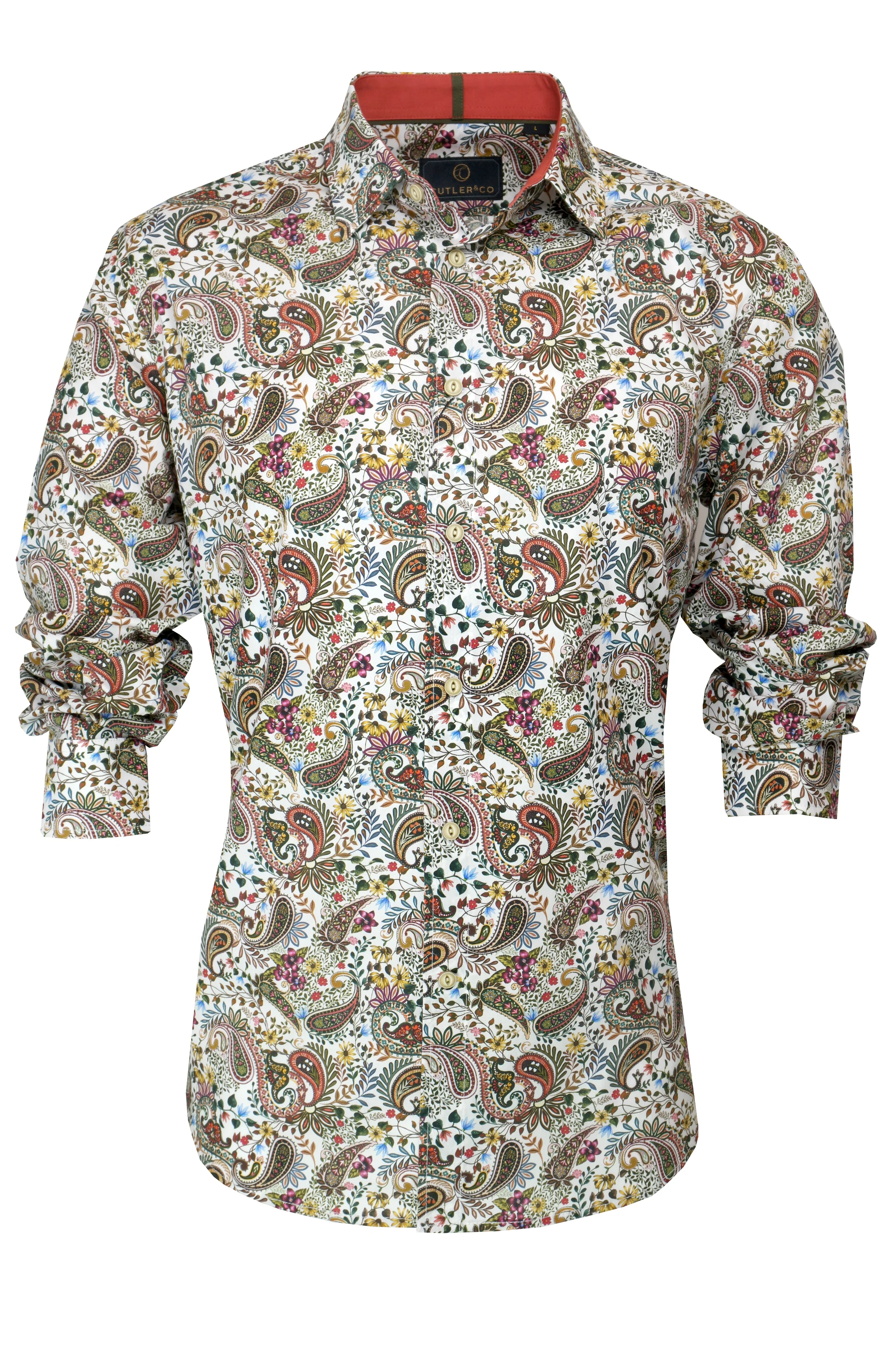 CUTLER & CO Blake CS21095 L/S Shirt - 217 Crockery