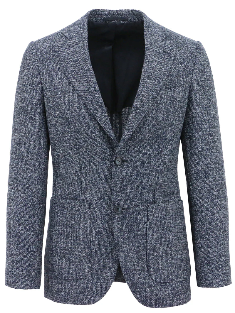 DANIEL HECHTER Genoa Buggy Tweed Sports Jacket - Blue