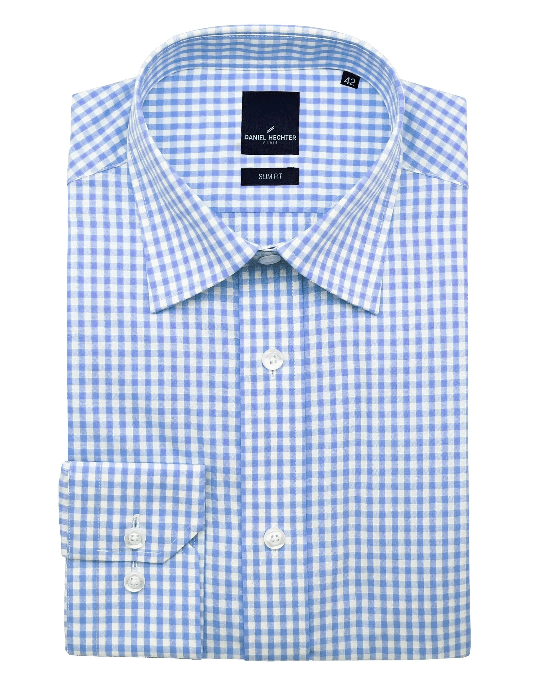 DANIEL HECHTER Liberty W23GC2 L/S Check Business Shirt - Image 3
