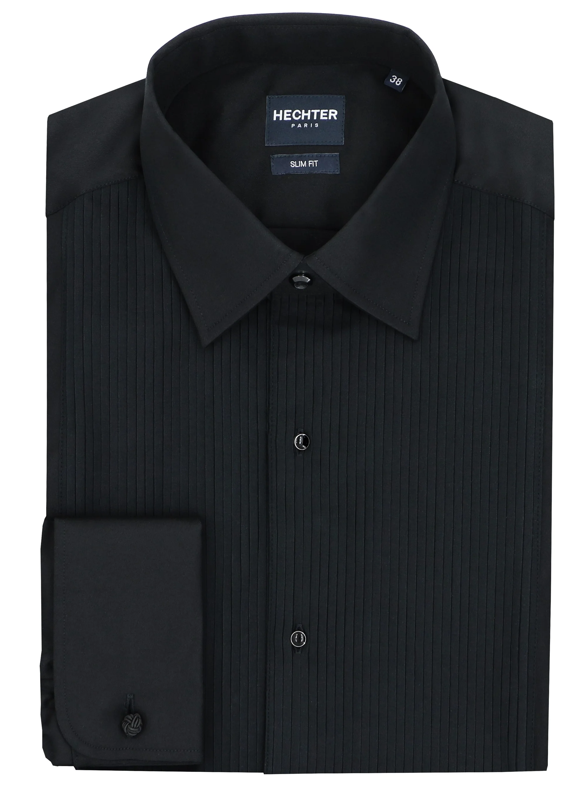 DANIEL HECHTER ST5WTDSF DINNER SHIRT FRILL - Black