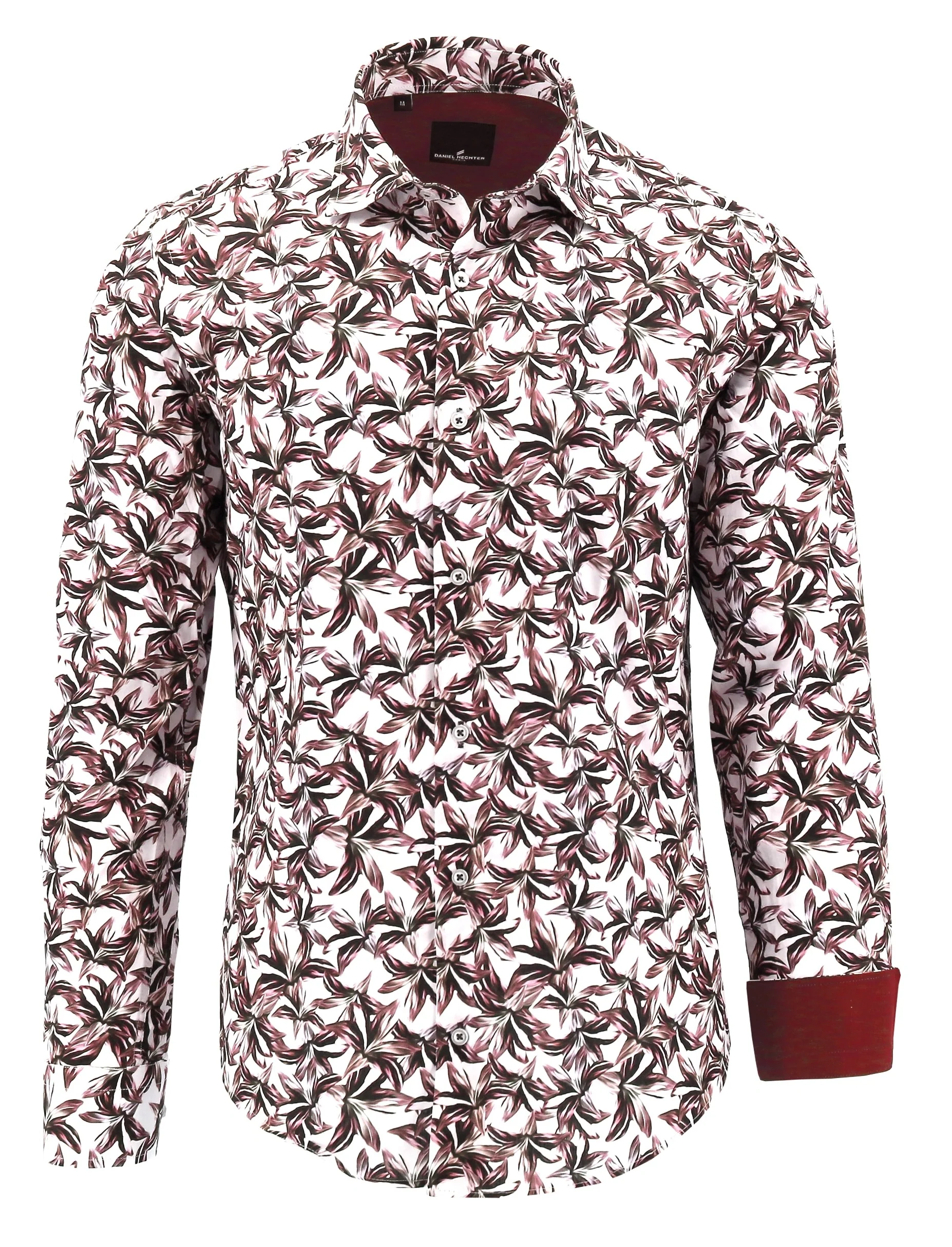DANIEL HECHTER W23DCT9-48 Vogue Red Floral Print Shirt
