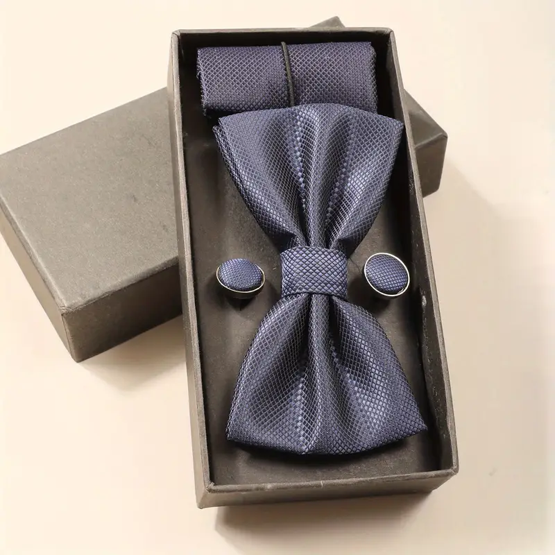 E-MALE 3 Piece Bow Tie Set - Image 2