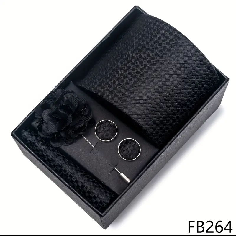 E-MALE 4 Piece Boxed Tie Set - Image 2