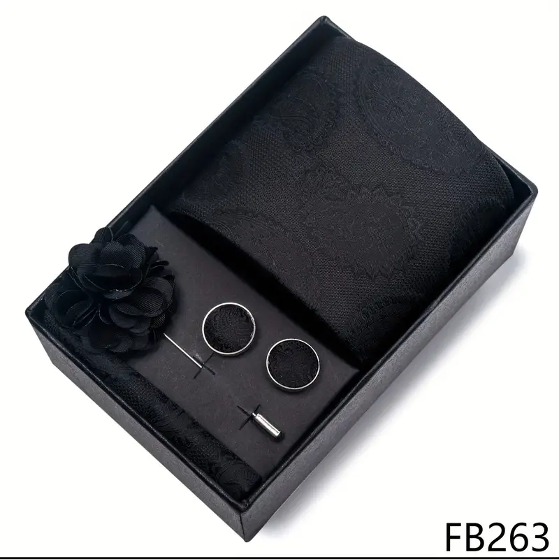 E-MALE 4 Piece Boxed Tie Set - Image 3