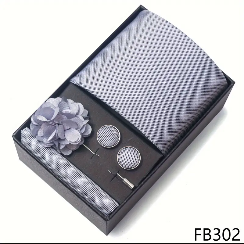 E-MALE 4 Piece Boxed Tie Set - Image 4