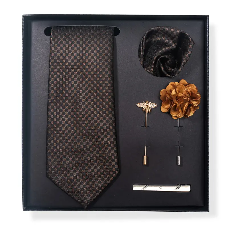 E-MALE 5 Piece Boxed Tie Set - Image 2