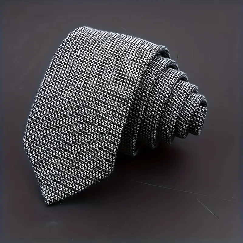 E-Male 6cm Cotton Plaid Ties
