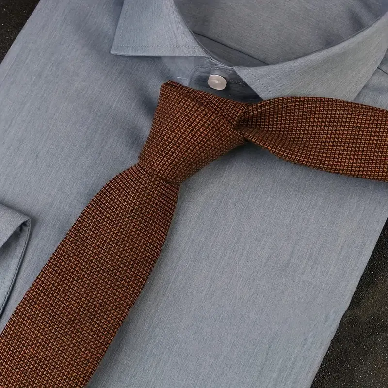 E-Male 6cm Cotton Plaid Ties - Image 2