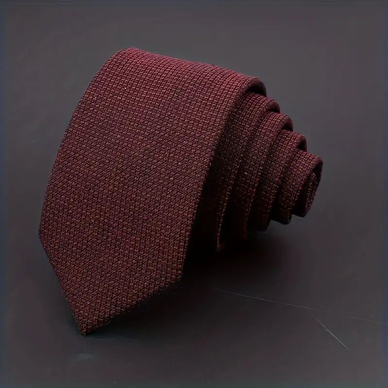 E-Male 6cm Cotton Plaid Ties - Image 5