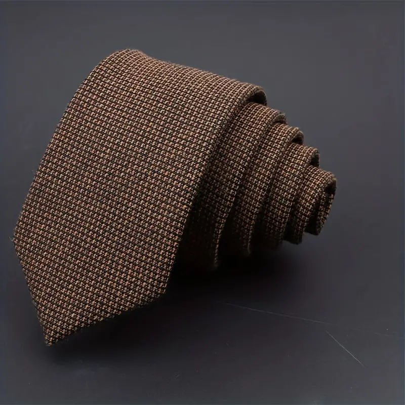 E-Male 6cm Cotton Plaid Ties - Image 6