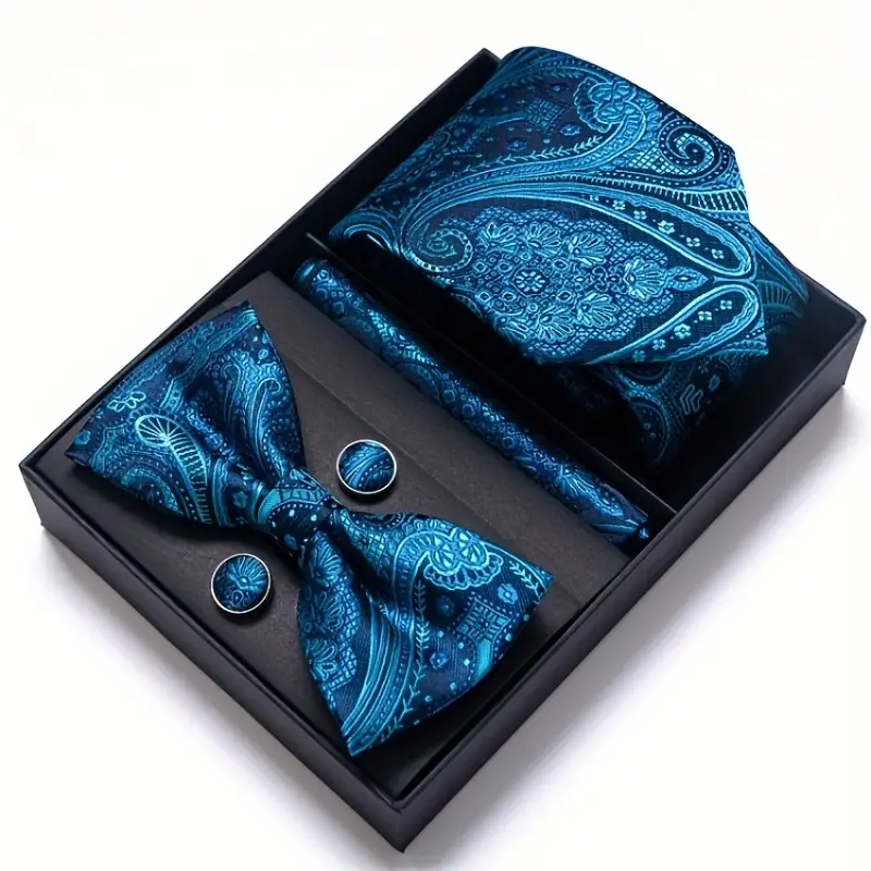 E-MALE Four Piece Boxed Tie Set - Image 4