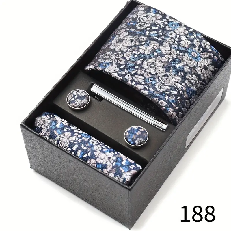 E-MALE Four Piece Boxed Tie Set - Image 9