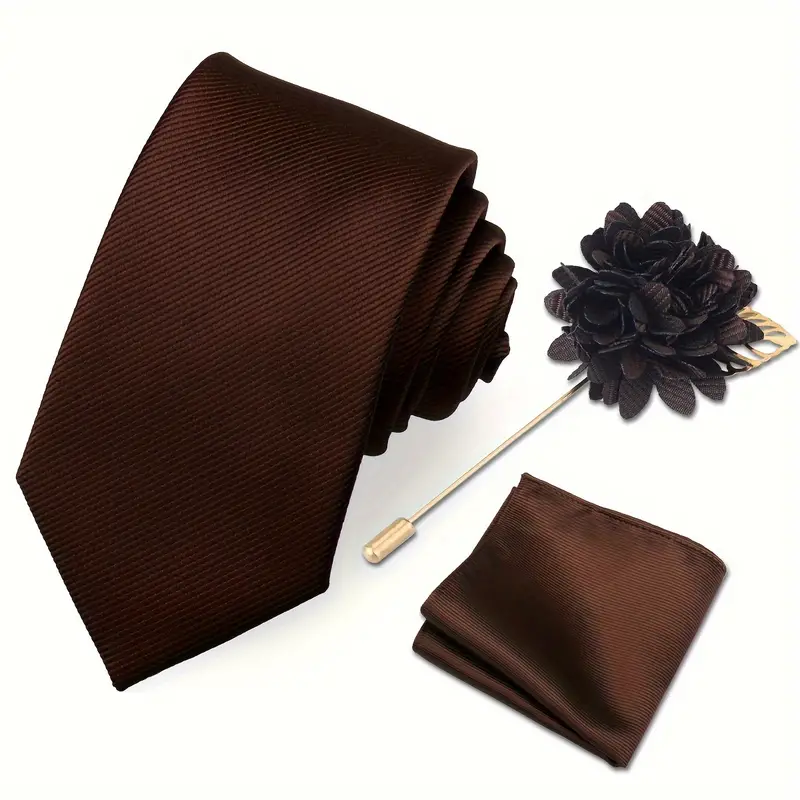 E-MALE Three Piece Tie, Hank + Flower Set - Image 10