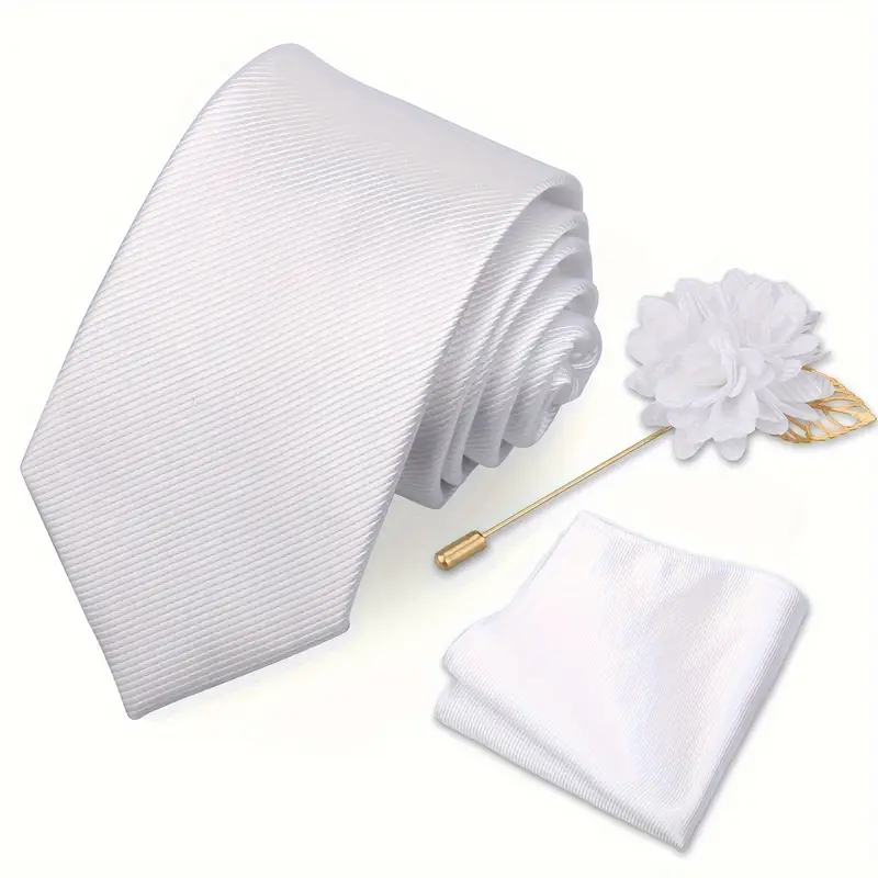 E-MALE Three Piece Tie, Hank + Flower Set - Image 12