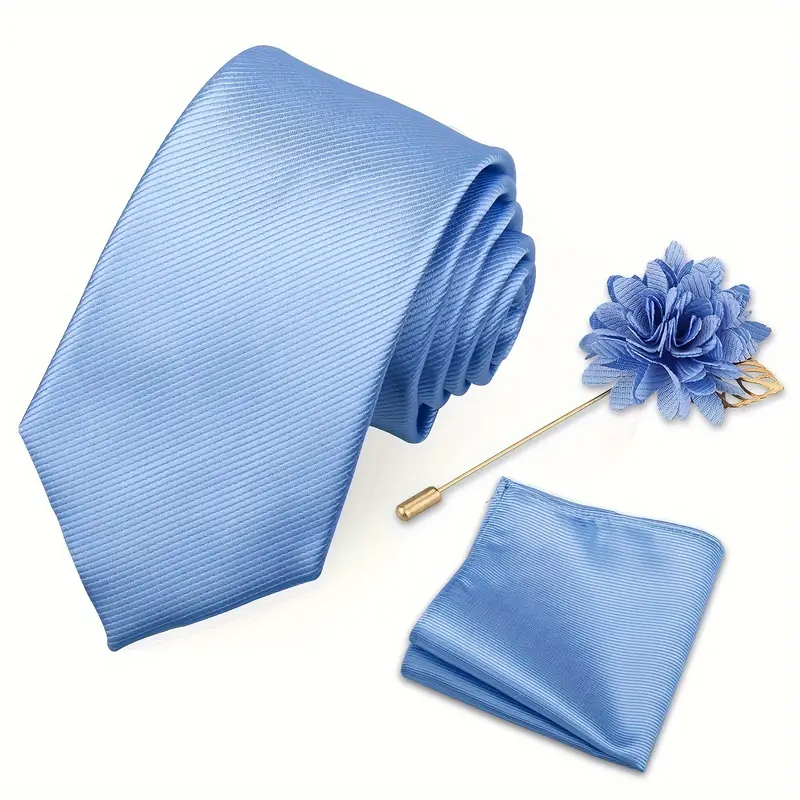 E-MALE Three Piece Tie, Hank + Flower Set - Image 14