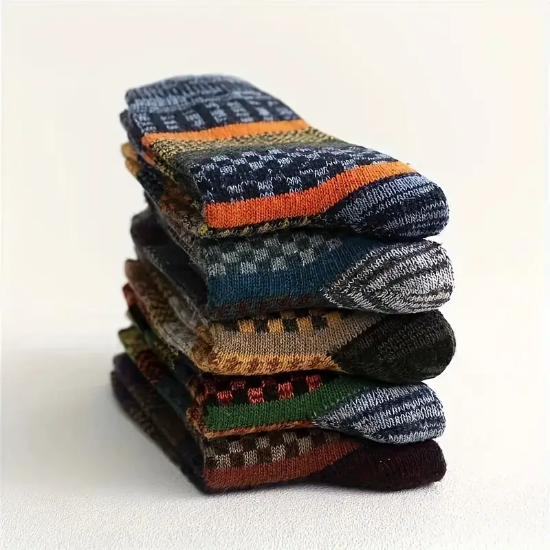 E-Male Woollen Knit Socks - Image 3
