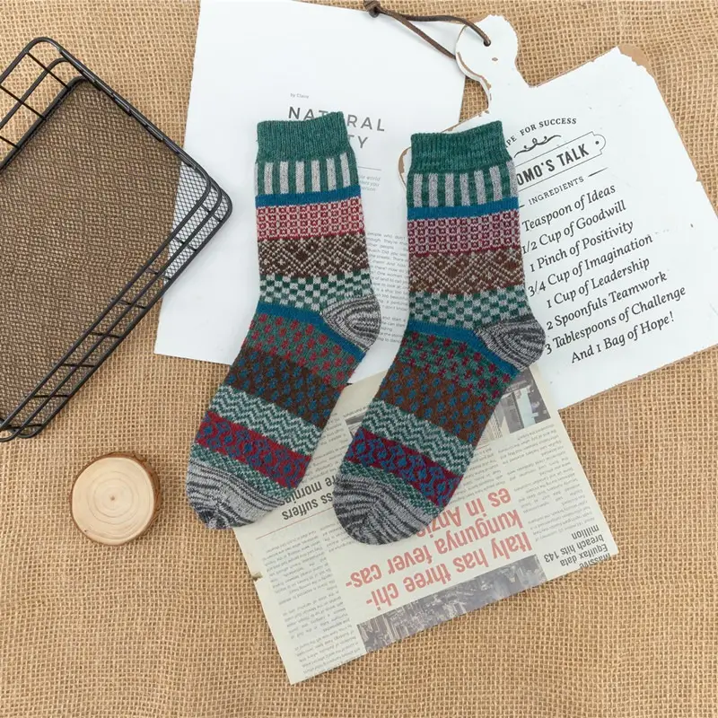 E-Male Woollen Knit Socks - Image 6