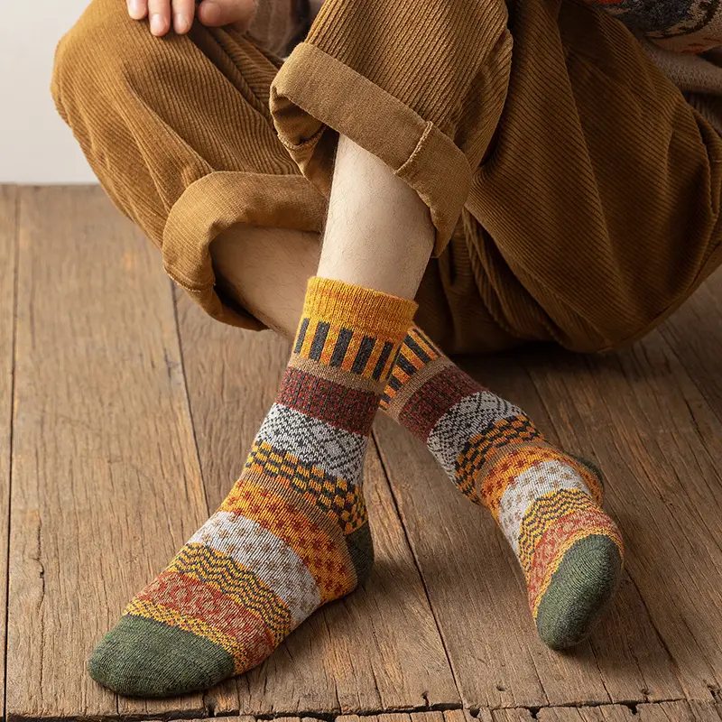 E-Male Woollen Knit Socks - Image 8