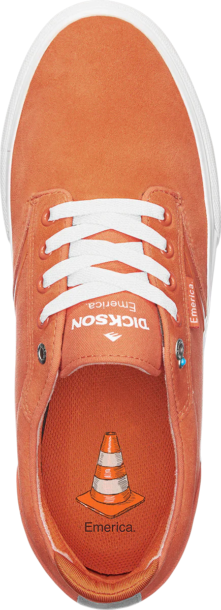EMERICA Dickson Skate Shoe - Orange - Image 3