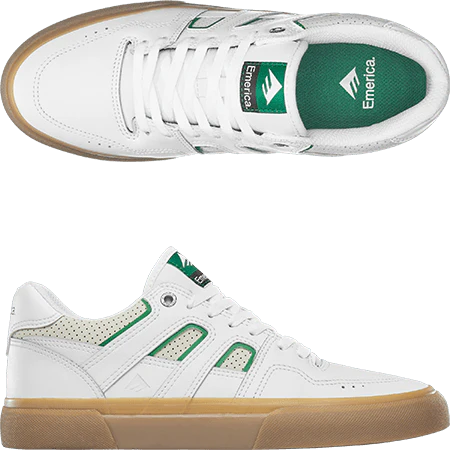 emerica Tilt G6 Vulc Shoes - White Gum - Image 4