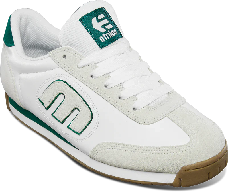 etnies LO-CUT II LS - White/Green/Gum - Image 2