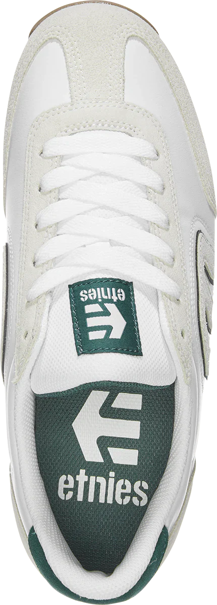 etnies LO-CUT II LS - White/Green/Gum - Image 3