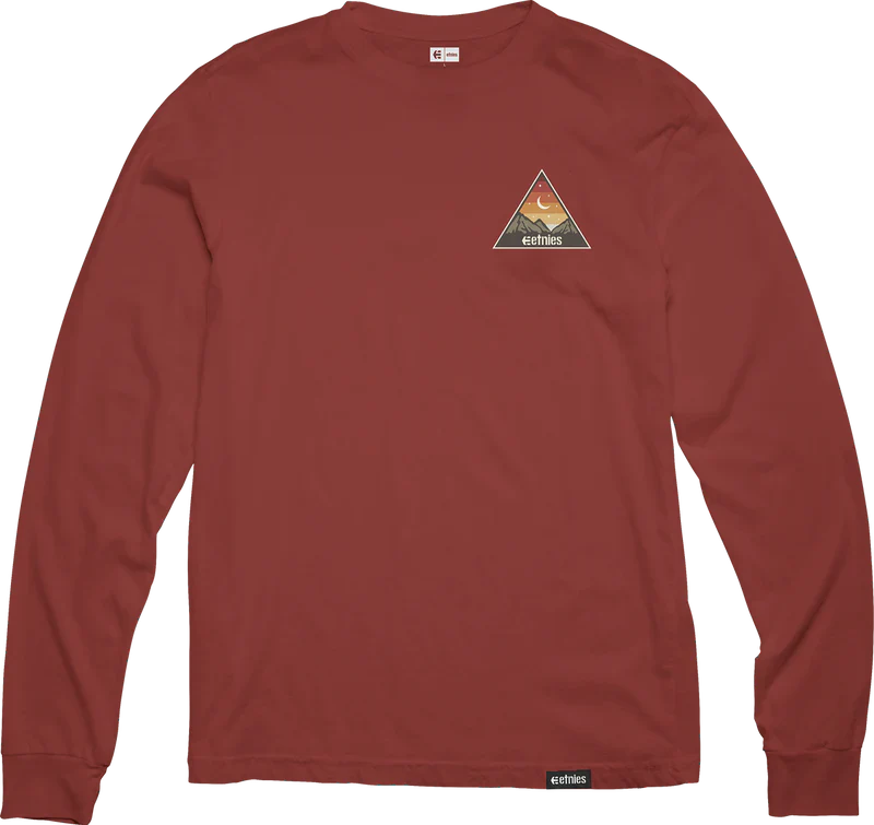 etnies MOONRISE L/S TEE - Burgundy