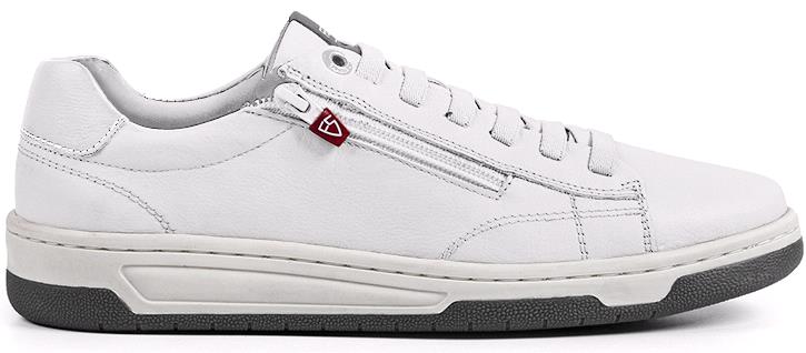 FERRACINI Wilfred Lace Up Leather Sneaker - White