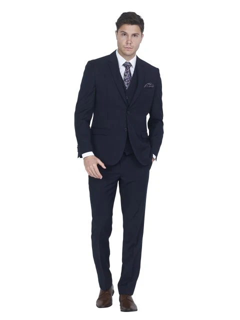 FERRARI FORMALWEAR LOGAN NAVY LOUNGE HIRE SUIT