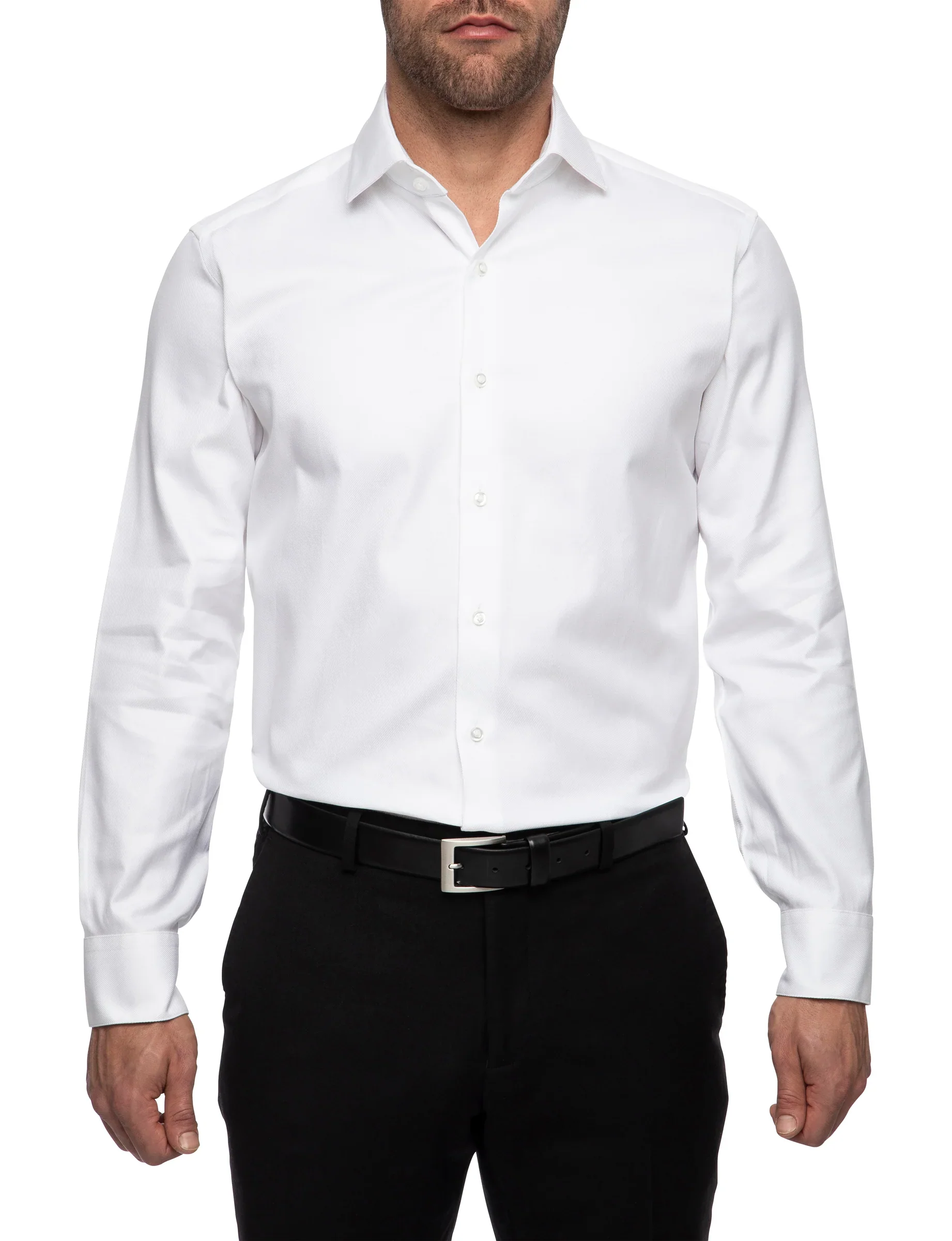 GANTON WINSTON LUXURY TWILL SHIRT - White - Image 3